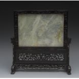 A Chinese dreamstone rectangular table s