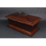 A substantial Regency mahogany sarcophag