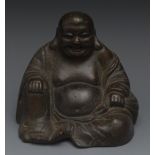 Chinese School, a bronze, of the rotund