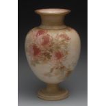 A Doulton Burslem ovoid vase, painted wi