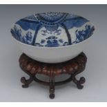 A 19th century Chinese bowl, decorated i