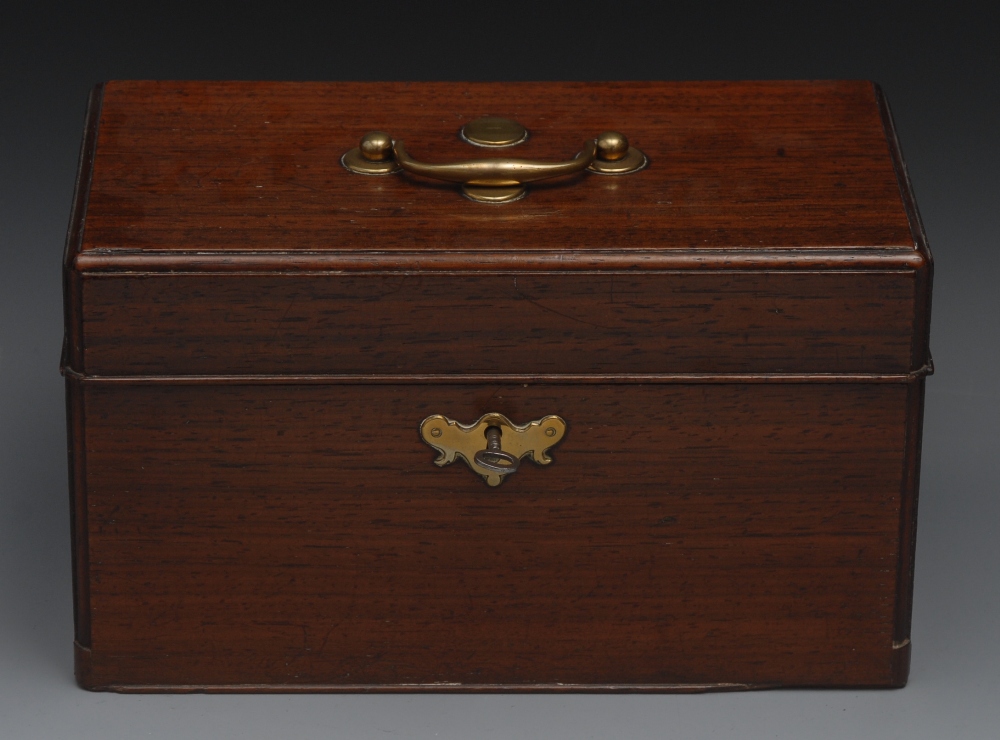 A late George II mahogany rectangular te