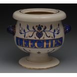 A 19th century English pottery campana s