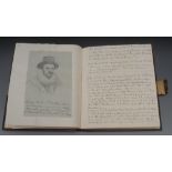 An unusual late Victorian manuscript his
