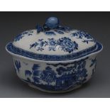 A Derby quatrefoil tureen and cover, pai