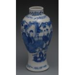 A 19th century Chinese baluster vase, de