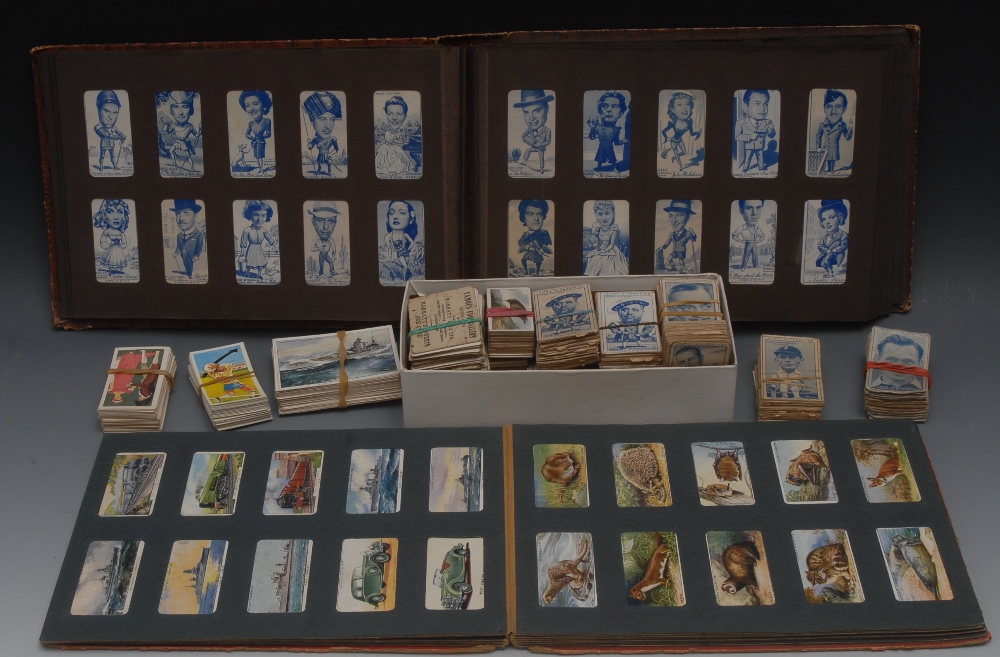 Cigarette Cards, in albums and loose inc