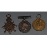 Medals, World War One, 1914 Star Trio to