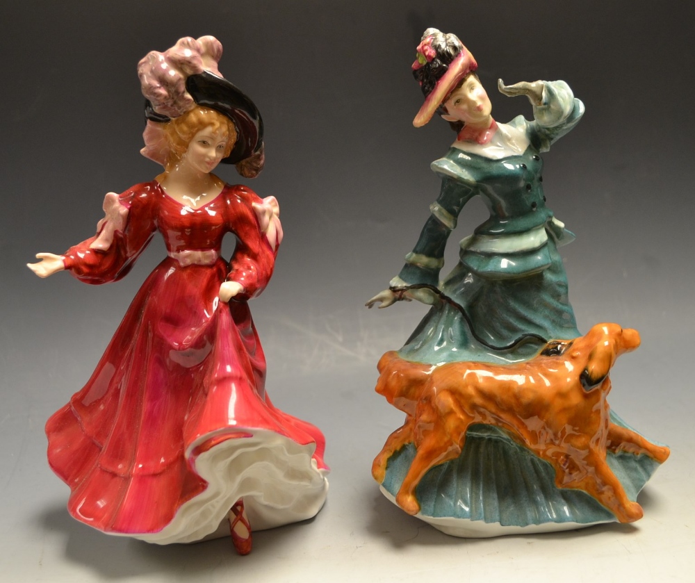 A Royal Doulton figure Autumn time (HN 3