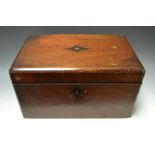 An early 19th century mahogany rounded r