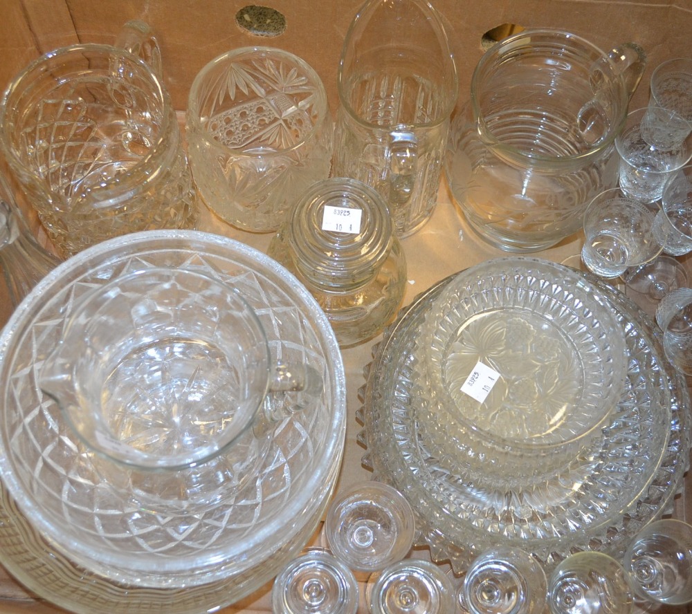Glassware- an acid etched sherry glass d