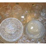 Glassware- an acid etched sherry glass d