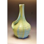 A porcelain bottle vase, naturalisticall