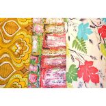 Textiles- Retro fabric & curtains, psych