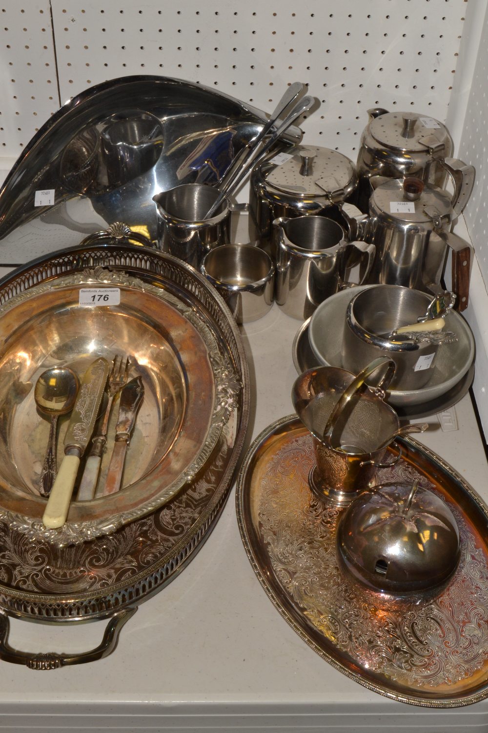 Silver and Silver Plated Ware - a Victor