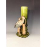 A Bretby Aesthetic Movement spill vase,