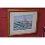 I B South
Yacht Racing, Early Morning, Off Cowes
signed, oil on board