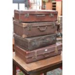 Vintage Luggage - four cases