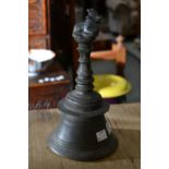 An Indian bronze bell