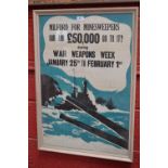 A World War Two poster, Milford For Mine Sweepers