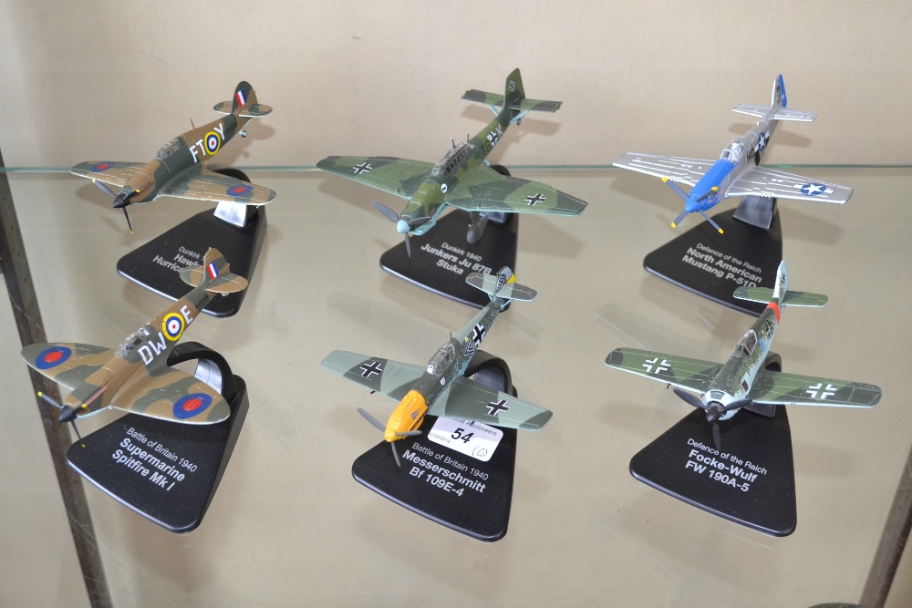 Die Cast World War Two model military planes