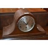 An oak mantel clock, Westminster chimes, c.1936