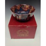 A Royal Doulton Archives Burslem Artwares Chengdu bowl, number 142 of a limited production of 250,