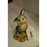 A Beswick model, Thumper, from Walt Disney's Bambi, gold backstamp,