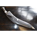 Large Khukri in leather sheath