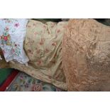 Textiles - floral feather eiderdown,