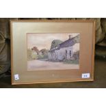 Albert Hartland (1840-1893) Stove cottage, signed, dated '79, watercolour.