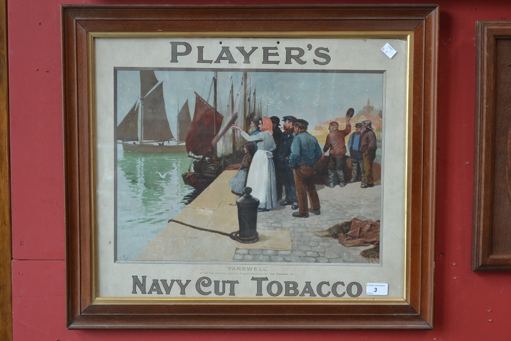 Original players Navy cut tobacco after Tom Browne