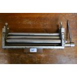 Engineering - a bench top sheet metal roller, 305mm wide rolling width.