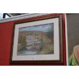 Lydia Fryer (contemporary)
Chatsworth House, signed, pastel,