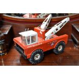 A tin plate toy - A Tonka Might Wrecker breakdown truck