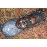 Tribal Art- an African wall hanging mask,