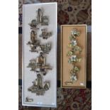 Bowen Williams (20th century)
modernist ceramic wall sculpture, Stacks and Bottle Kilns, signed,