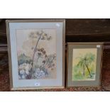 Watercolours, Hogweed Winifred Rawsthorne, Tropical Scene,