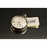 A 925 silver 'Acme' lever patent balance pocket watch