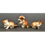 A set of three Royal Doulton  kittens (3)