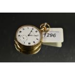 A craftsman top wind, 15 jewel pocket watch,