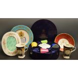 A Royal Worcester coffee set in celebration of HRH 80th birthday,