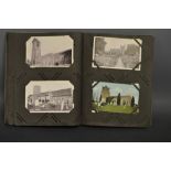 Postcards - Edwardian and later postcards, some topographical, some coloured,