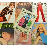 Fashion - Honey Magazines, part set, 1968, various adverts for young ladies, colour photos,