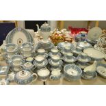 A Wedgwood Florentine dinner service comprising, dinner plates, tea pot, coffee pot, tea plates,