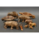 Treen - Black Forest bears;