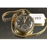 Moeris pilots pocket watch, s.s.t.p. M.