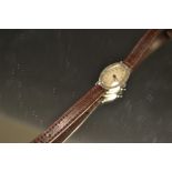 A lady's oval wristwatch,