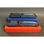 Hornby Railways OO Gauge L5115 "Mallard" 4-6-2  locomotive and eight wheel tender, B.R.