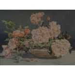 Donald Grieg (1916-2009)
Cottage Roses
signed, oil on board,
